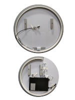 Miroir circulaire avec lumière led miroirs de bain miroir LED salle de bain