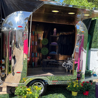 Remorque de boutique mobile de petite taille à prix avantageux, camion de mode, chariot de magasinage, remorque de vêtements de boutique