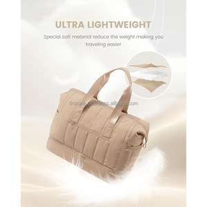 Nouveau loisirs Nylon gonflé fourre-tout sac à main sec humide séparation sport sac à bandoulière pour salle de sport voyage portable été Fitness Gear - Product Image 5