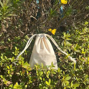 Hot Sale OEM Muslin Cotton Drawstring <b>Packaging</b> <b>Bag</b> Canvas Gift <b>Bag</b> With Double Strings - Product Image 6