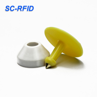 Étiquette d'oreille RFID UHF pour bétail et animaux, puce H3 pour la surveillance de l'élevage