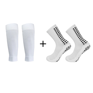 Compresión personalizada American Youth Shin Guard pierna cubierta hombres fútbol pantorrilla calcetines mangas con cubierta <span class=keywords><strong>de</strong></span> protección - Product Image 4