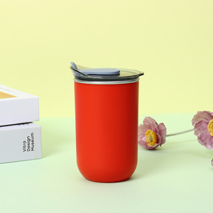 Tasse à café isolée à double couche en acier inoxydable 304 de haute qualité Thermos portable de grande capacité avec couvercle pour le voyage - Product Image 6