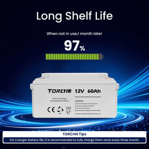 Batería de Gel de 12V 60Ah <span class=keywords><strong>AGM</strong></span>, Batería de Gel de Plomo-Ácido Libre de Mantenimiento para Inversor UPS, Disponible en Nigeria - Product Image 2