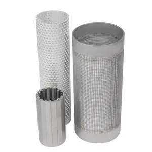 5 Micron Stainless Steel Sintered Pleated Gas Filter Cartridge filter element