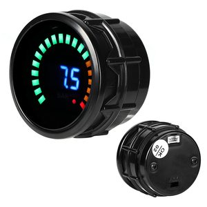 Nouveau Jauge de Température d'Eau Numérique Ultra-Mince 52MM Auto 12V/24V avec Adaptateur de Raccord de Tuyau de Radiateur Universel 26mm-40mm - Product Image 2