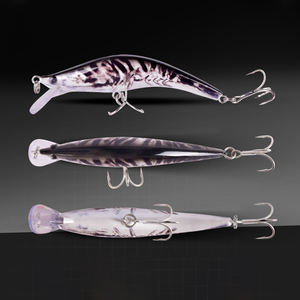 Señuelos de pesca duros al por mayor para agua salada y dulce, señuelos de natación para pescar pike, lubina, camarones, señuelos de jigging, señuelos de minnow que se hunden. - Product Image 3