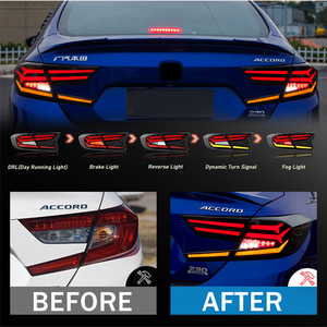 AURON ชิป LED 32V รุ่นใหม่ ความสว่างสูง 12v ชุดอัพเกรด 6000K สำหรับ Accord ปี 2018-2019 ไฟท้ายสีขาว - Product Image 4