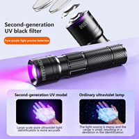 Mini lampe torche UV LED 365nm de haute qualité, lampe de polymérisation UV personnalisable, lumière noire et couleur, lampe de polymérisation UV élégante