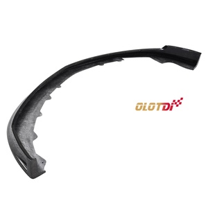 S Style Carbon Fiber Front Spoiler Lip Bumper <b>Splitters</b> for Mitsubishi Evolution EVO 9 Lancer 2006-2009 - Product Image 5
