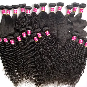 Оптовая продажа, высококачественные необработанные бразильские необработанные волосы для наращивания, волнистые человеческие натуральные волосы, поставщик волос с выравненной кутикулой