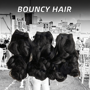 Prix de gros Cheveux naturels vietnamiens bouclés Fummi, mèches de cheveux 100% cuticule, extensions de tissage de cheveux Remy cambodgiens - Product Image 3