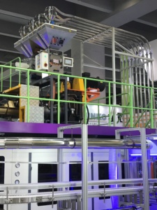 Automatic PLC-Controlled Plastics Resin &amp; Additives Gravimetric Blender Doser with 600kg/h Capacity <strong>Ribbon</strong> <strong>Mixer</strong> - Product Image 3