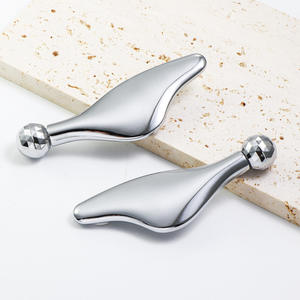 ที่ขูดครีมทารอบดวงตาทำจากสแตนเลสพร้อมหัวโลหะป้องกันการบวมและรอยหมองคล้ำใช้ง่าย - Product Image 3