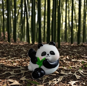 Ornamenti Micro-Paesaggistici OEM a Forma di Panda Gigante, Accessori Creativi per Giardinaggio con Personaggi di <span class=keywords><strong>Frozen</strong></span>, Design Carino - Product Image 4