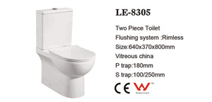 <span class=keywords><strong>WC</strong></span> a Due Pezzi con Scarico Posteriore Alto, Sedile Comfort e <span class=keywords><strong>Cassetta</strong></span> di Scarico a Doppio Flusso - Product Image 3