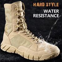 Bottes tactiques en Cordura résistantes aux déchirures, amortissantes, antichoc, rigides, haute résistance, pour la randonnée et les missions.