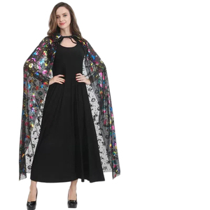 SOLPOP Ensemble <span class=keywords><strong>de</strong></span> costume <span class=keywords><strong>de</strong></span> sorcière/magicien d'Halloween avec capuche pour homme et femme, idéal pour le jeu <span class=keywords><strong>de</strong></span> rôle et le cosplay - Product Image 2
