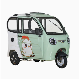 Triciclo Elettrico Economico <span class=keywords><strong>a</strong></span> <span class=keywords><strong>4</strong></span> Porte e <span class=keywords><strong>4</strong></span> Posti, Scooter con Cabina Chiusa, <span class=keywords><strong>Motocicletta</strong></span> <span class=keywords><strong>a</strong></span> Tre <span class=keywords><strong>Ruote</strong></span>, Tuktuk per Adulti - Product Image 5