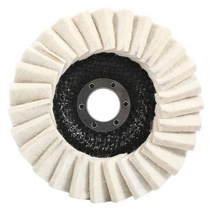Disque de polissage en feutre de laine de 5 pouces (125 mm) personnalisable OEM, haute performance, longue durée de vie - Product Image 4