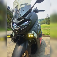 Projecteur de système d'éclairage de moto levo led antibrouillard blanc jaune led feux de conduite laser de moto