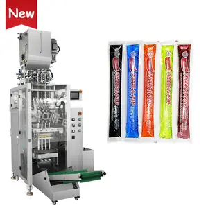 Good quality automatic multilane stick bag popsicle ice pop candy packaging packing machine