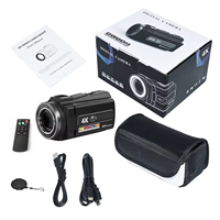 Youtube akışı için 4K profesyonel kamera WIFI dijital Video kamera Vlog kaydedici 16X Time-Lapse Webcam sabitleyici kamera