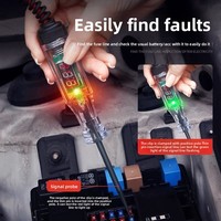 Digital Display Electric Pen Circuit Tester for Cars Trucks 6-24V Voltage Tester Light Bulb Automobile Circuit Vehicle Tool