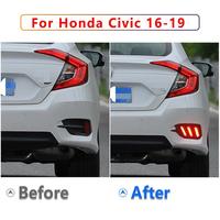 Hochwertige Auto-LED-Heckleuchte Bremslicht Blinker Rücklicht LED-Warnleuchte für HONDA CIVIC SEDAN 2016-2021