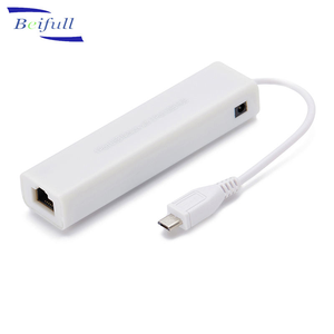 Unidad libre Micro <span class=keywords><strong>Usb</strong></span> a red LAN Adaptador <span class=keywords><strong>Ethernet</strong></span> RJ45 con 3 puertos 10/100M <span class=keywords><strong>USB</strong></span> 2,0 3,0 <span class=keywords><strong>Hub</strong></span> - Product Image 2