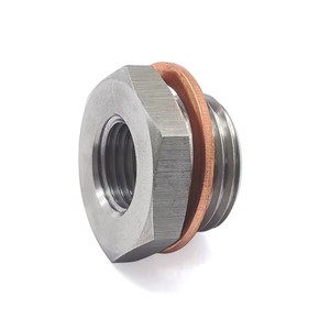 Adaptateur universel de filtre à carburant M18*1.5 à M12*1.25, joint fileté en acier inoxydable usiné CNC de haute précision avec joint en cuivre - Product Image 5