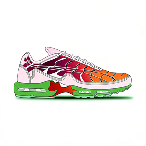 Chaussures de course respirantes en maille TN Plus de haute qualité pour le basketball, style amorti, avec semelle en caoutchouc confortable - Product Image 2