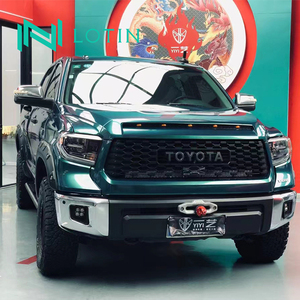 Vinilo Adhesivo para Automóviles al por Mayor de Fábrica, Vinilo de PVC Verde Oscuro Dorado Mágico para Envolver Vehículos - Product Image 1