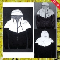 Veste réfléchissante pour homme Hiphop Automne Hiver, coupe-vent rembourré, veste camouflage pour homme, veste de course à pied