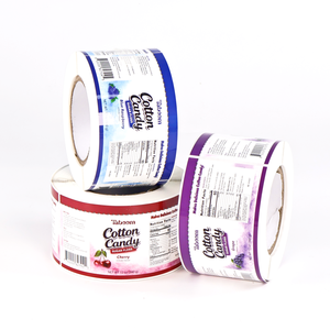 Vente directe d'usine, étiquettes de bouteilles rondes personnalisées, autocollants en vinyle imperméables avec logo imprimé en rouleaux - Product Image 2