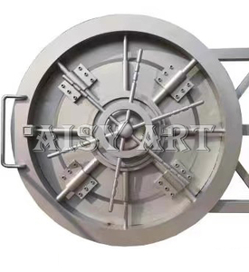 Puerta de Estilo Industrial <span class=keywords><strong>Retro</strong></span>, Decoración de Hierro Forjado, Puerta de Escape, Estilo Bóveda, Puerta Interior Creativa, Apertura Plana Personalizada - Product Image 2