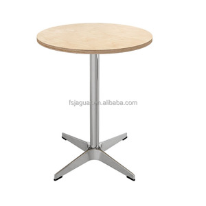 Mesa Redonda Moderna de Madera Contrachapada para Cafetería, Salón, Áreas de Comedor al Aire Libre, Uso en Centros Comerciales y Escuelas - Product Image 6