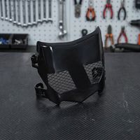 Plaque ventilée noire brillante style moto, amélioration de la plaque de moto, compatible avec Surron Light Bee X, pièces pour moto électrique