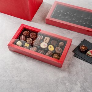 Boîtes de Brigadeiros Brésiliens Classiques de <span class=keywords><strong>Luxe</strong></span> Personnalisées en Gros (9 pièces) – Boîte de Brigadeiros Gourmands avec Plateau Blister - Product Image 6