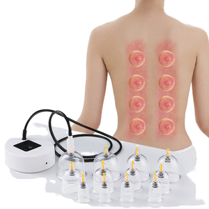 Set di Coppettazione Elettrica Terapeutica Antirreumatica con Ventose Spesse a Vuoto e Pompa, Certificato <span class=keywords><strong>CE</strong></span> per Schiena e Collo - Product Image 1