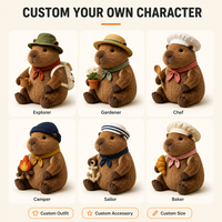 Sac à dos en toile Capybara randonneur en peluche, compagnon idéal pour les clubs de randonnée et les souvenirs – Approvisionnement direct