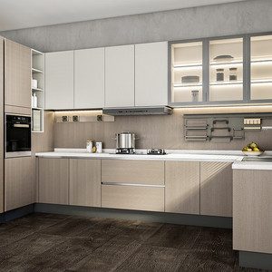 Mobili da <span class=keywords><strong>Cucina</strong></span> su Misura Dimensioni Personalizzate per Ogni <span class=keywords><strong>Dimensione</strong></span> di Stanza Stoccaggio Flessibile per Tutti i Tuoi Accessori da <span class=keywords><strong>Cucina</strong></span> - Product Image 3