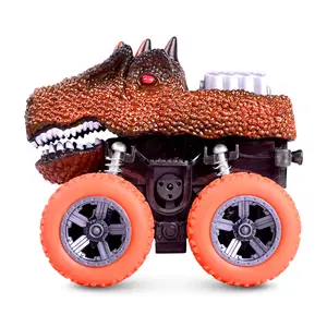Dinosaurus penggerak empat roda kendaraan Off-Road resistensi hingga jatuh untuk bermain mainan kendaraan untuk anak-anak