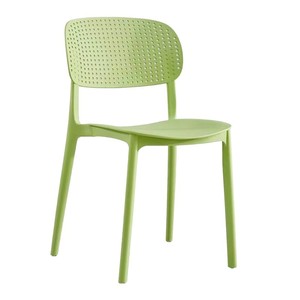 Contemporary Outdoor Lounge <b>Chair</b> Black Polypropylene Garden <b>Chair</b> Stackable For Office <b>Study</b> Meeting Room Coffee Shop - Product Image 2