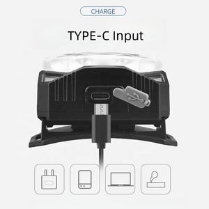 Wason độ sáng cao 1000 Lumens 9 * LED cảm biến đèn pha 6 chế độ không thấm nước có thể sạc lại đèn pha cho cắm trại câu cá chạy - Product Image 5