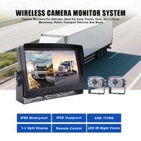 Monitor de Cámara para Camión, Sistema ADAS para Vehículos, Pantalla de Reversa de 9 Pulgadas LCD, Kit DVR 1080P, Seguridad Reforzada