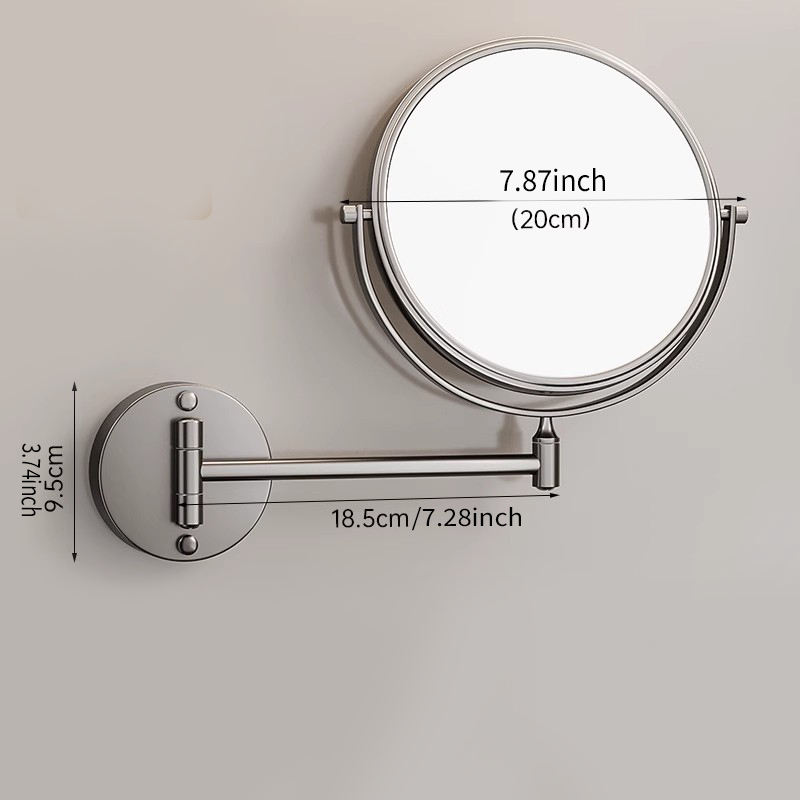 Revolver à simple action avec fond rond plat - 8 pouces