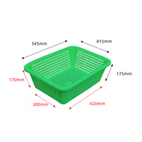 Panier de rangement en plastique de haute qualité pour le bureau, la cuisine et l'organisation des courses, design empilable pour un rangement facile