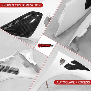 Nuevo Kit de Guardabarros Laterales de Fibra de Carbono Estilo MSY para Ferrari 458 - Product Image 3