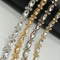 Nouvelles Appliques en Strass Colorés, Patchs à Griffes, Pierres en Verre Cristal, Garniture de Strass Thermocollants pour Robe de Mariée